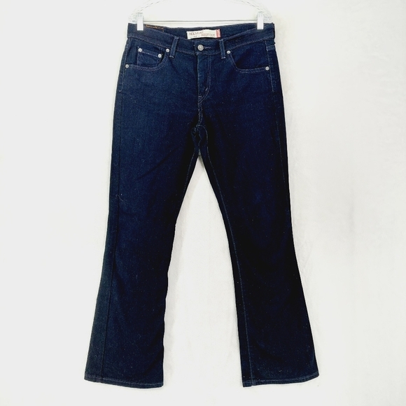 Levi's Black Cotton High Rise Boot Cut Jeans 2230 - Picture 1 of 9